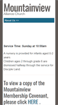 Mobile Screenshot of mtnview.org